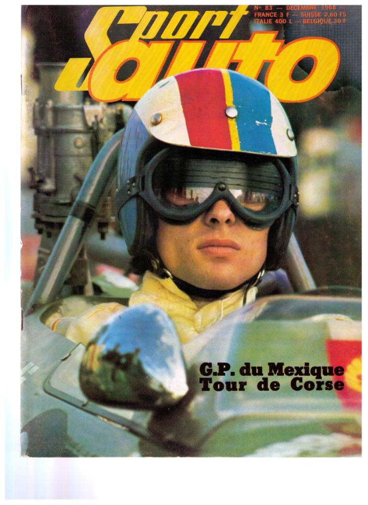 Sport Auto nr 83, dec 1968, Fiat 124 & 125 , Mercedes 300SEL, Enlèvement ou Envoi, Mercedes, Utilisé, Collectif