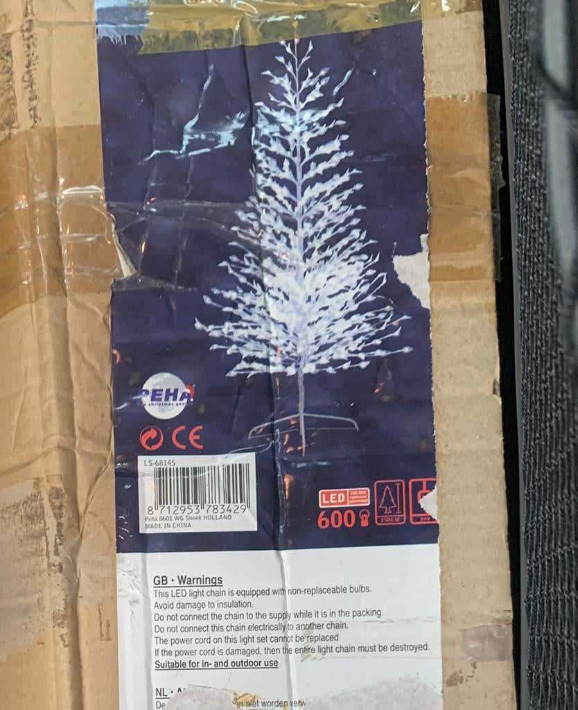 Kerstboom  PEHA LED-kerstboom met 600 lampjes., Ophalen, Zo goed als nieuw