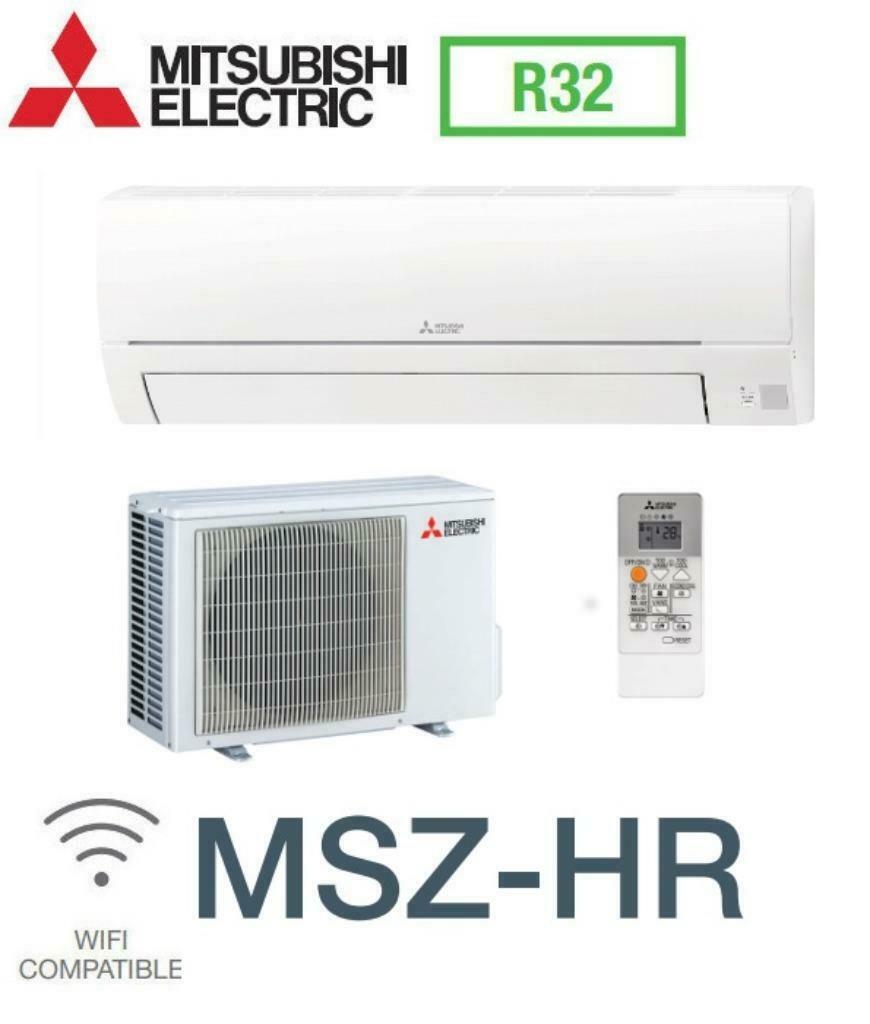 Onduleur Pompe à Chaleur Mitsubishi A++ R32 Wifi 2,5kw - 7kw, Electroménager, Climatiseurs, Neuf, Climatisation murale, 100 m³ ou plus grand