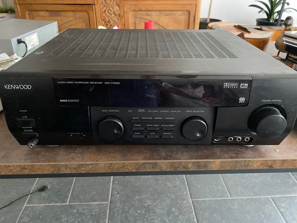 Kenwood KRF-V7030D 6-kanaals AV Receiver (100W/ch), Audio, Tv en Foto, Versterkers en Ontvangers, Zo goed als nieuw, 5.1, 120 watt of meer
