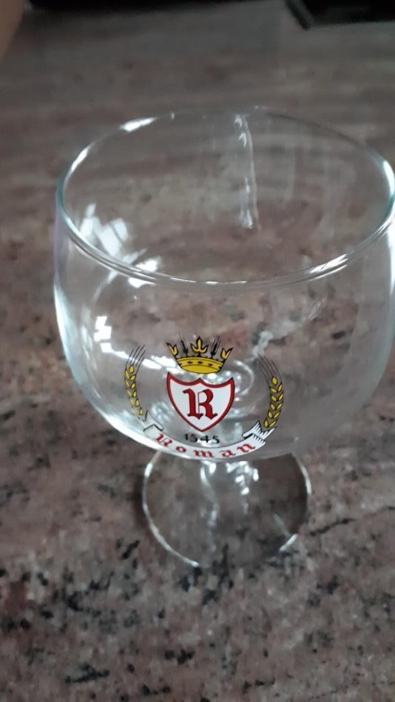 Bierglas Roman, Verzamelen, Ophalen, Zo goed als nieuw, Glas of Glazen, Overige merken