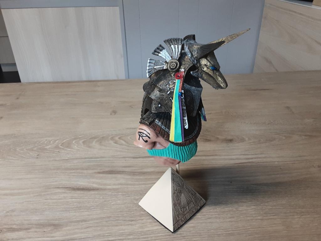 Stargate Anubis buste., Verzamelen, Ophalen of Verzenden, Nieuw, Film, Beeldje, Replica of Model