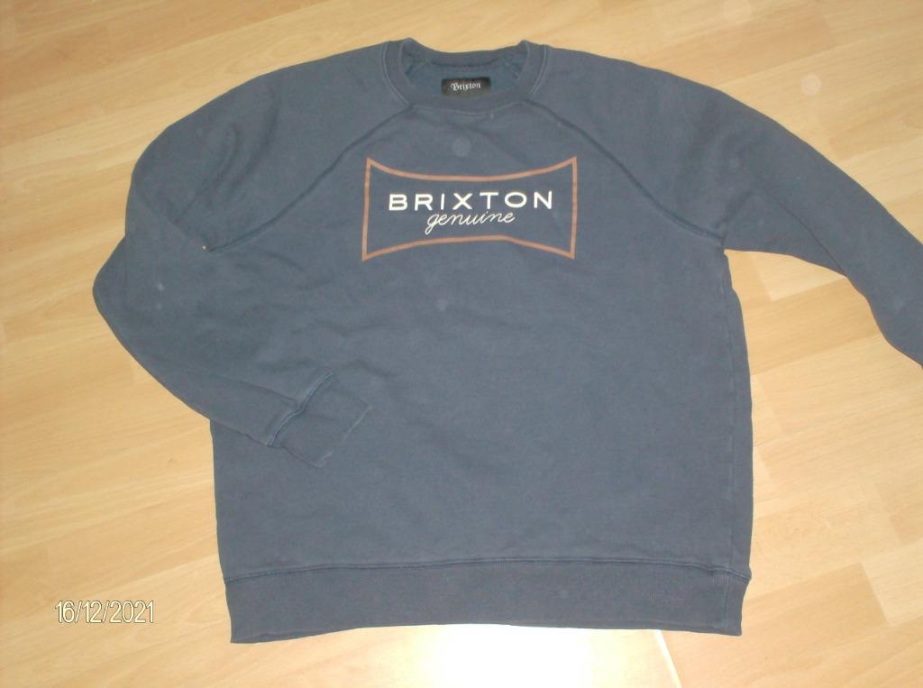 TRUI BLAUW MERK BRIXTON - MAAT M SKATE MERK, Ophalen of Verzenden, Gedragen, BRIXTON, Maat 48/50 (M)