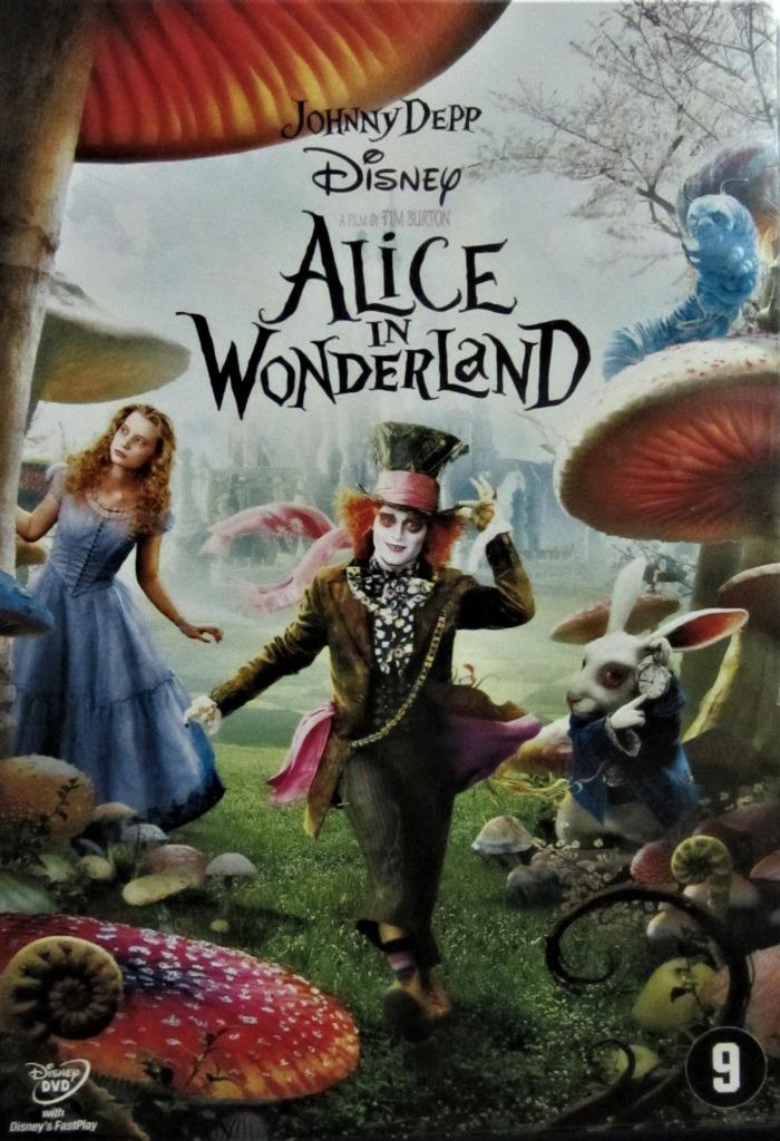 DVD ACTIE/DISNEY-ALICE IN WONDERLAND (JOHNNY DEPP), Cd's en Dvd's, Dvd's | Actie, Gebruikt, Actiekomedie, Alle leeftijden, Ophalen of Verzenden
