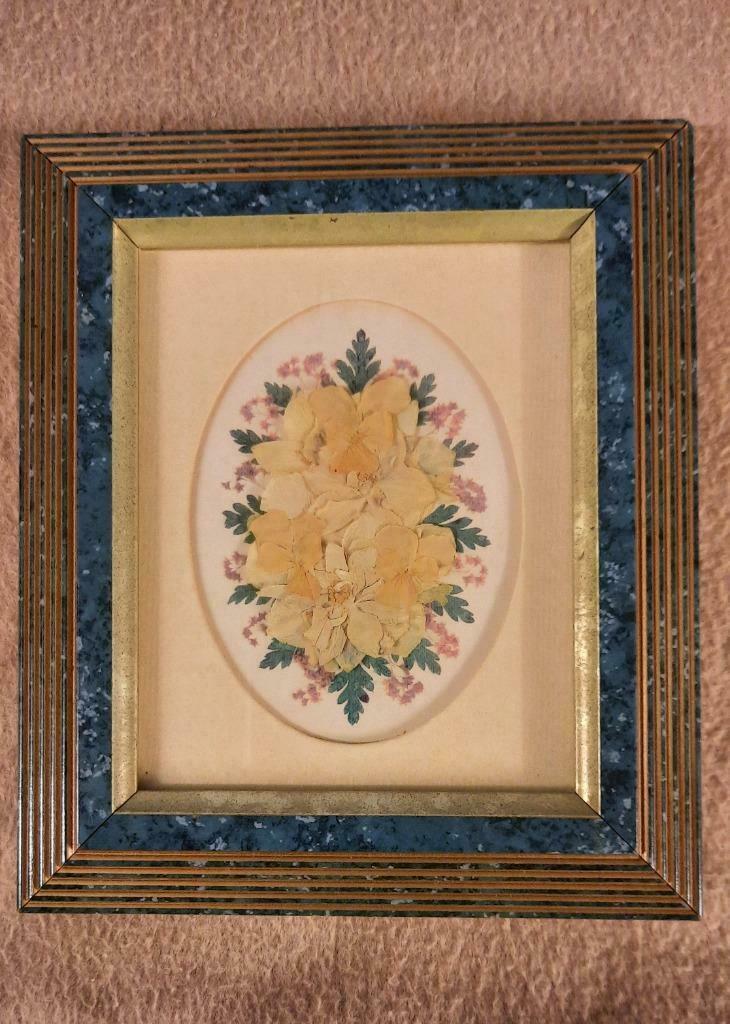 Vintage GEPERST GEDROOGDE bloemen van Ierland Breda Hayden, Huis en Inrichting, Ophalen of Verzenden, Zo goed als nieuw