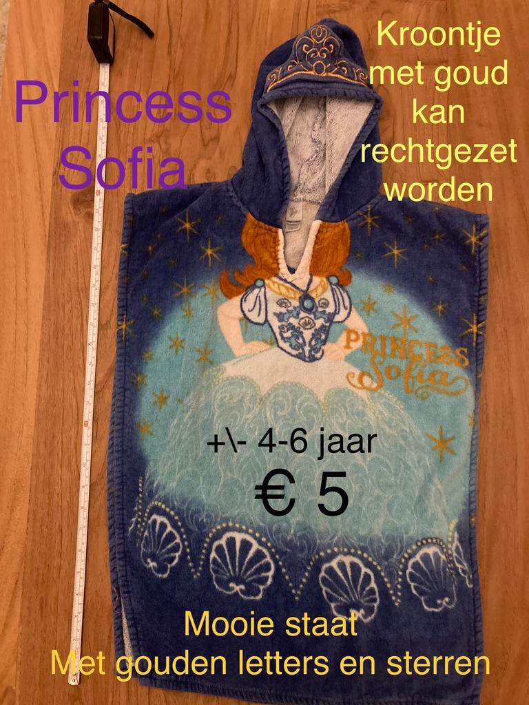 Badcape prinses Sofia, Enlèvement ou Envoi, Comme neuf
