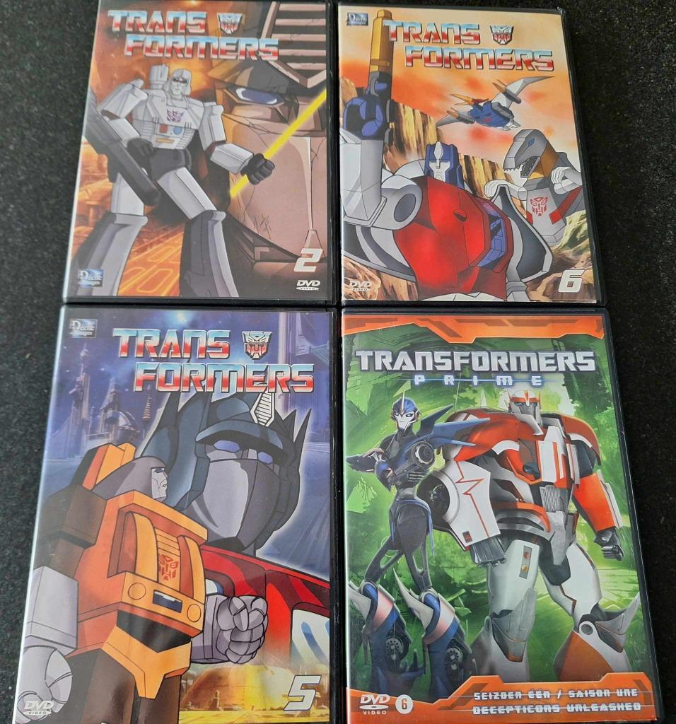 TRANSFORMERS 4 x DVD, Cd's en Dvd's, Europees, Gebruikt, Tekenfilm, Ophalen of Verzenden