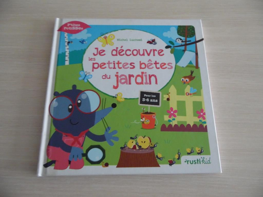 JE DÉCOUVRE LES PETITES BËTES DU JARDIN, Michel Luchesi, Jongen of Meisje, Ophalen of Verzenden, Zo goed als nieuw