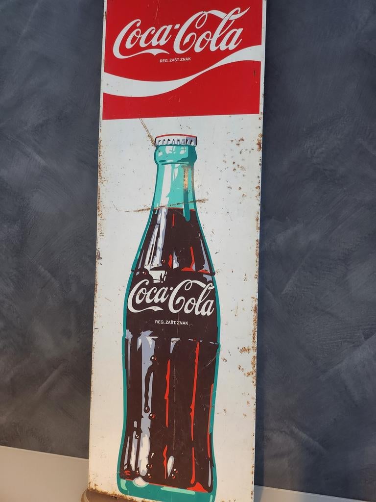 Plaque coca cola ancienne, Collections, Enlèvement