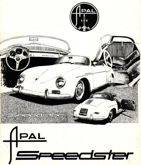 Apal 356 Speedster coque, Envoi, Neuf, Porsche
