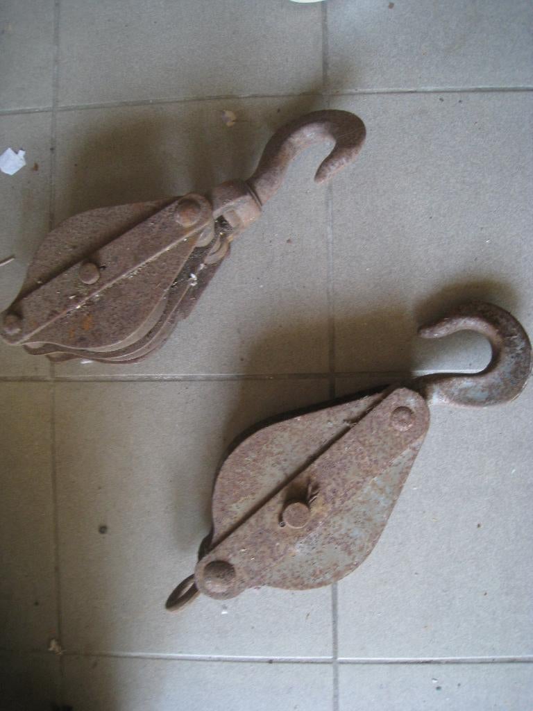 oude katrollen, Antiek en Kunst, Ophalen
