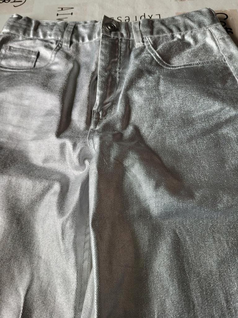 Blinkende broek van Camille maat 14 jaar met brede pijpen., Broek, Meisje, JBC, Ophalen of Verzenden