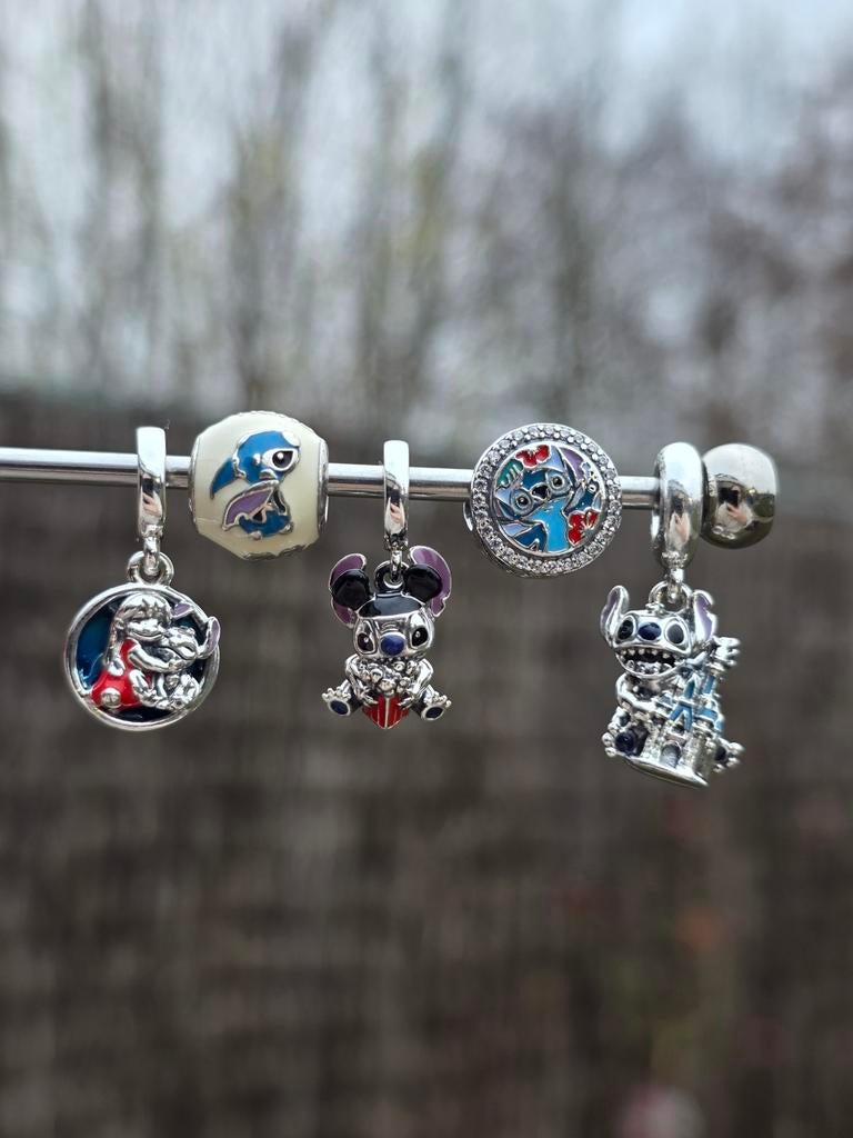 Disney pandora stitch bedels, Handtassen en Accessoires, Piercings, Ophalen of Verzenden