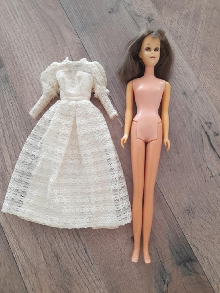 vintage barbiepop, Verzamelen, Ophalen of Verzenden, Gebruikt, Pop