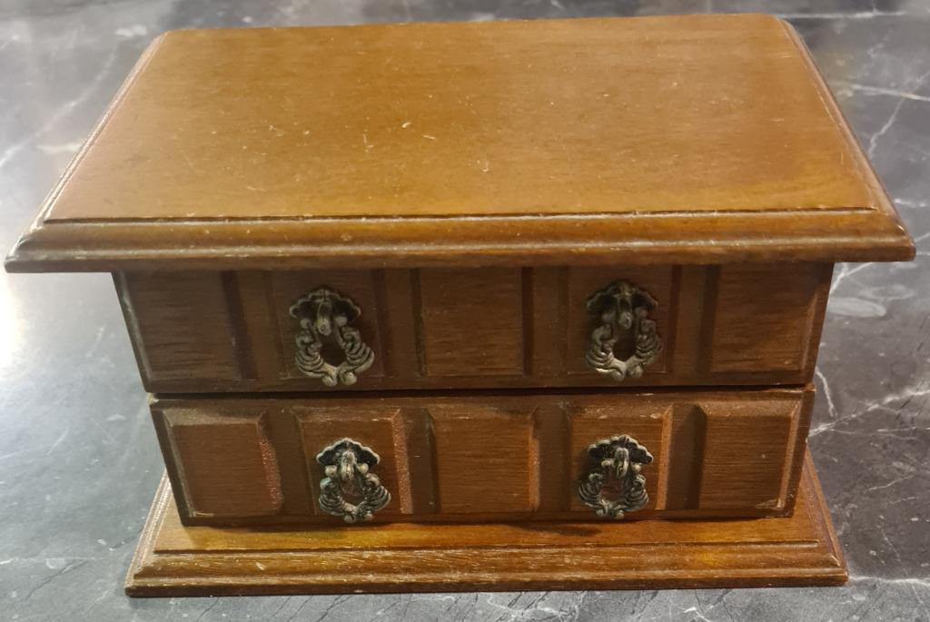 Coffret à bijoux avec miroir, Avec miroir(s), Brun, Enlèvement, Utilisé
