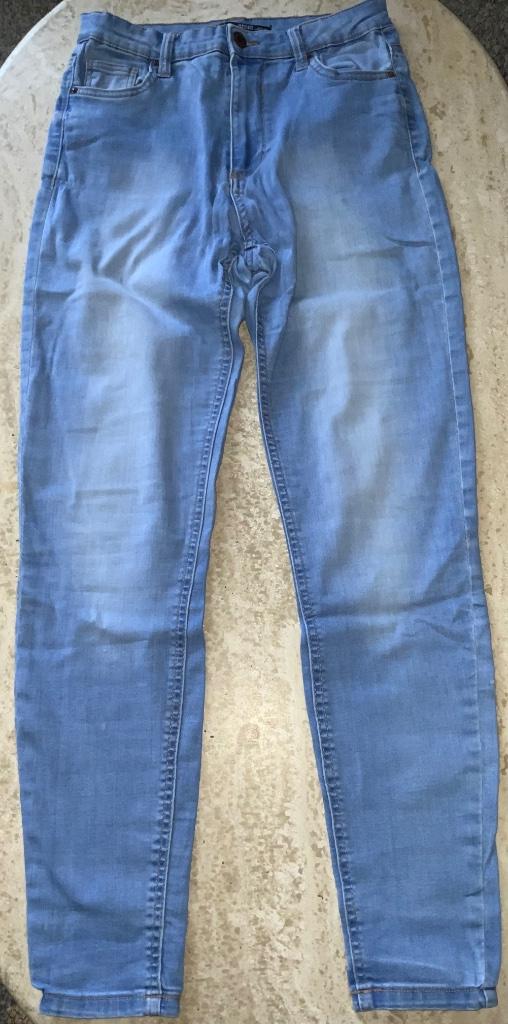 Jeans Bershka maat 38, Bershka, Verzenden, Blauw, W30 - W32 (confectie 38/40)