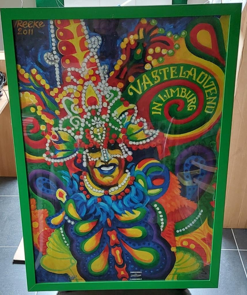 Carnavalposter "vasteloavond in Limburg", Ophalen