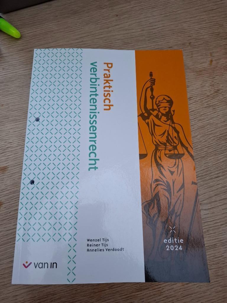 Handboek Praktisch Verbintenissenrecht, Boeken, Ophalen of Verzenden, Nieuw, Hogeschool, Wenzel Tijs
