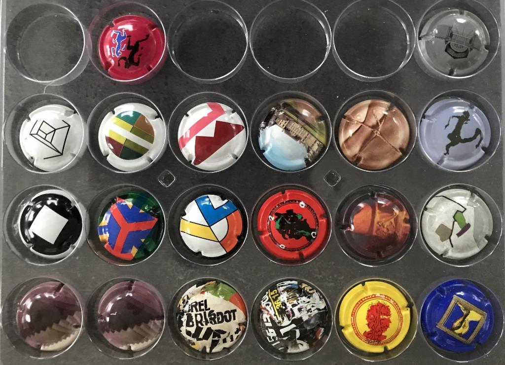 20 capsules de Cava de la série BOUVET LADUBAY., Collections, Enlèvement ou Envoi
