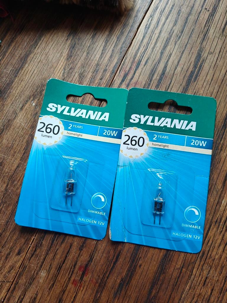 2 Sylvania 260 lumen 20W-lampen, Audio, Tv en Foto, Accu's en Batterijen, Ophalen