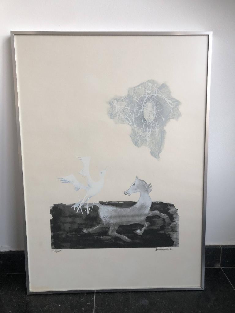 Litho Jan Vaerten, Antiek en Kunst, Ophalen