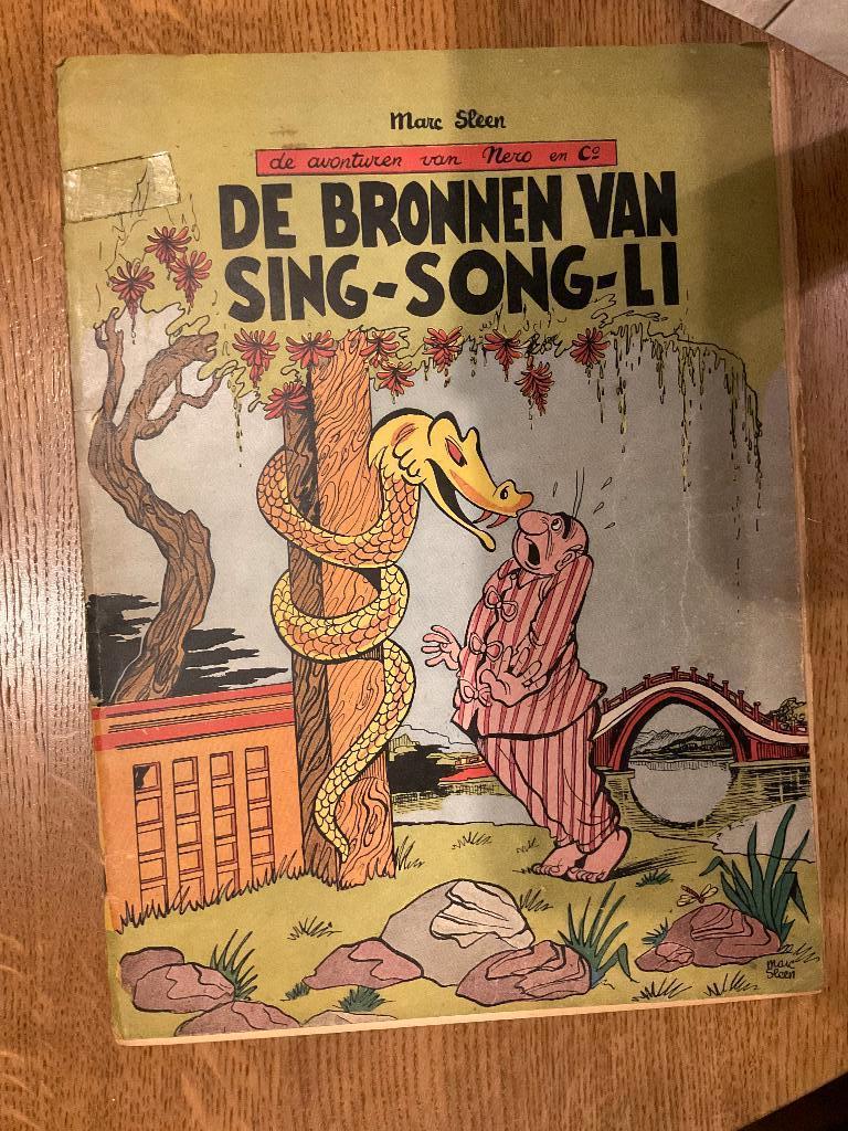 Strip Nero - De bronnen van Sing-Song-Li, Verzamelen, Verzenden