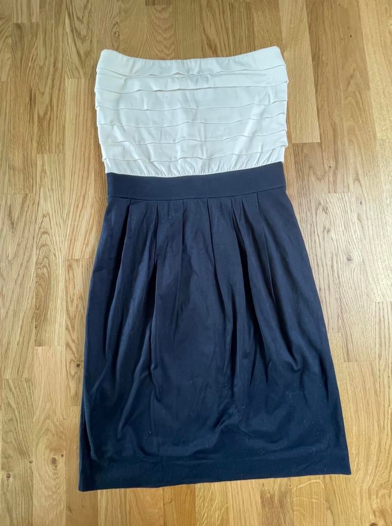 Robe bustier Mango t.S, Mango, Comme neuf, Blanc, Au-dessus du genou