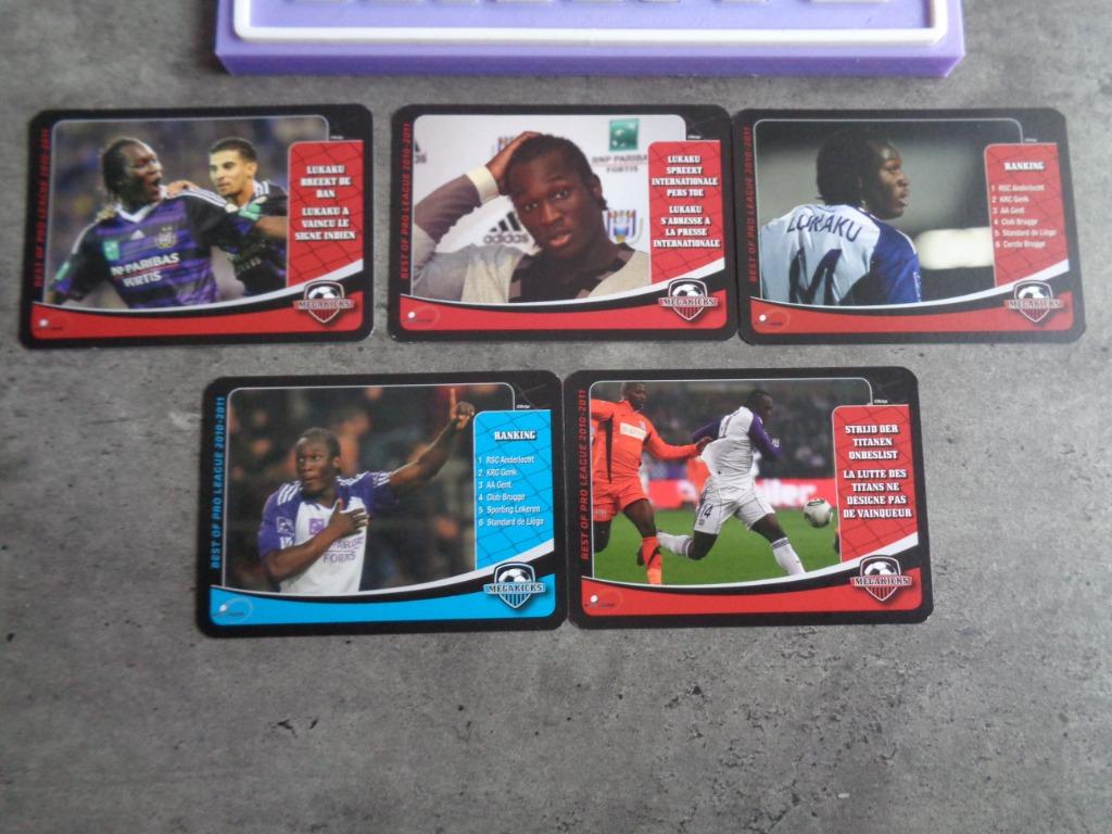 CARTES DE FOOTBALL   MEGAKICKS 2010/11 ANDERLECHT LUKAKU, Enlèvement ou Envoi