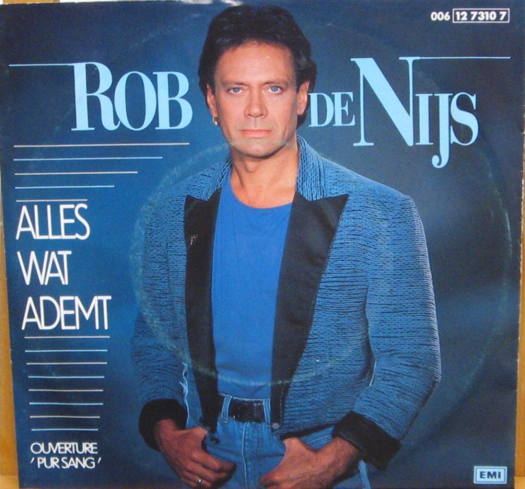 45t Rob De Nijs - Alles wat ademt & Ouverture Pur Sang, Cd's en Dvd's, Vinyl Singles, Ophalen of Verzenden, Zo goed als nieuw