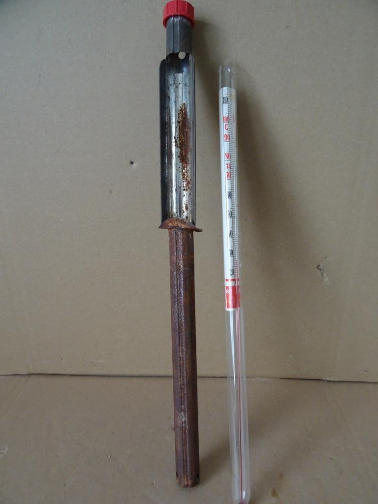 Curiosa vintage thermometer voor keuken of weckketel 43cm, Verzenden