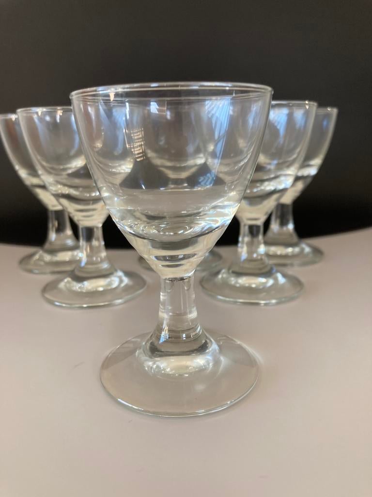 6 glaasjes, Verzamelen, Glas en Drinkglazen, Ophalen of Verzenden, Zo goed als nieuw