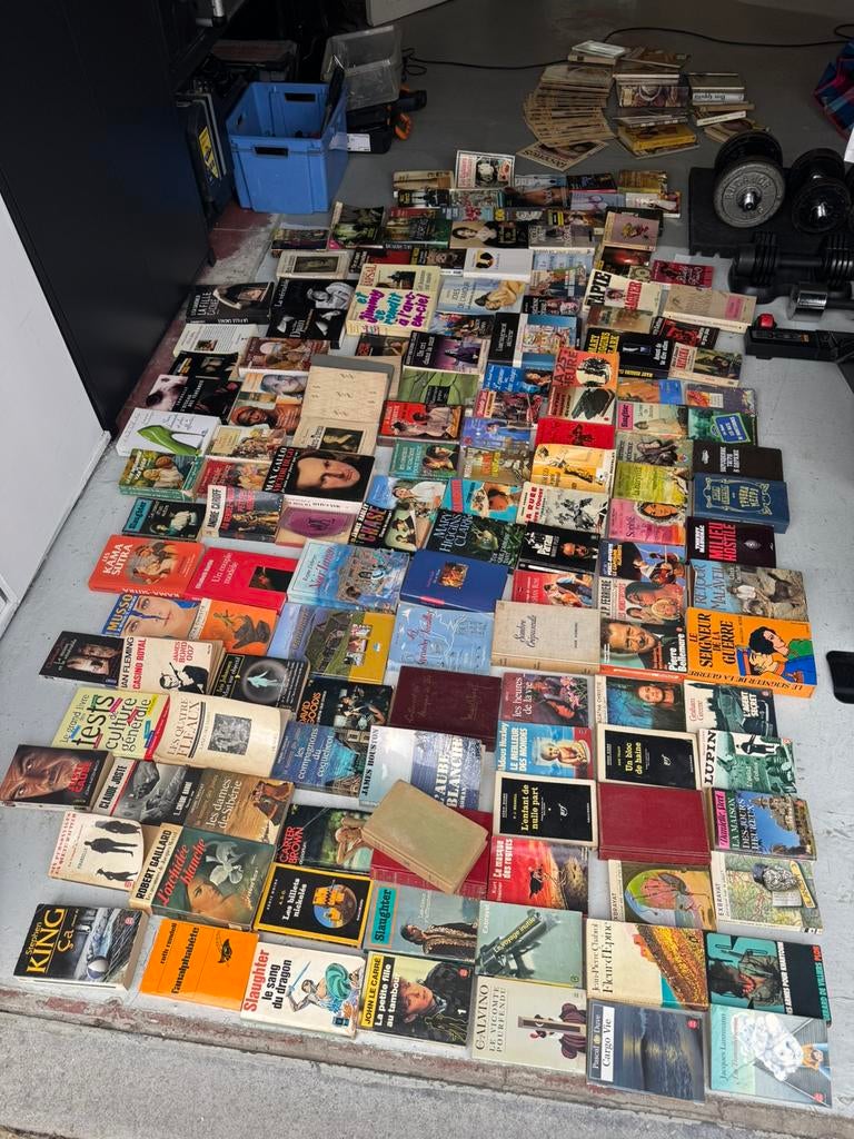 Lot de collection de plus de 150 livres vintages tout genre, Livres, Enlèvement ou Envoi, Belgique, Utilisé, Divers auteurs