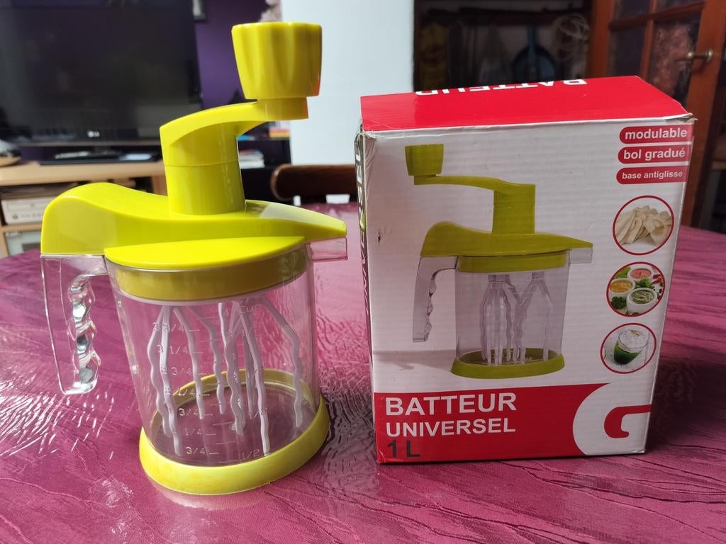 Batteur universel 1l, Ophalen of Verzenden, Zo goed als nieuw
