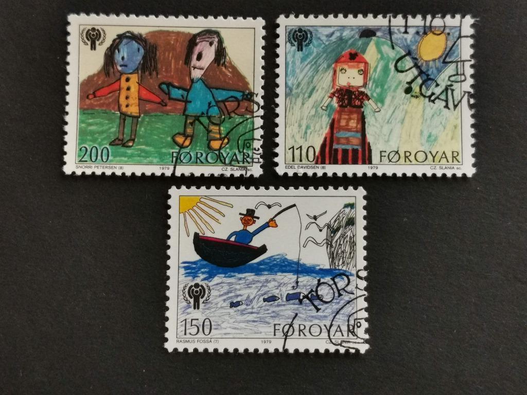 Îles Féroé/Foroyar 1979 - Année internationale de l'enfant, Timbres & Monnaies, Timbres | Europe | Scandinavie, Enlèvement ou Envoi