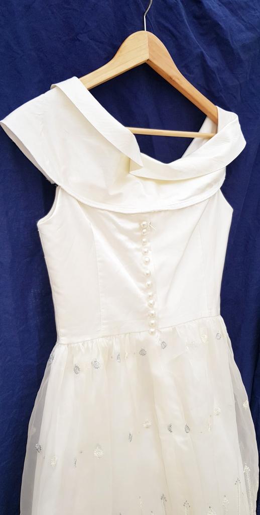 Robe BLANCHE de cérémonie 🌹🌹, Vêtements | Femmes, Sans marque, Comme neuf, Taille 36 (S), Blanc