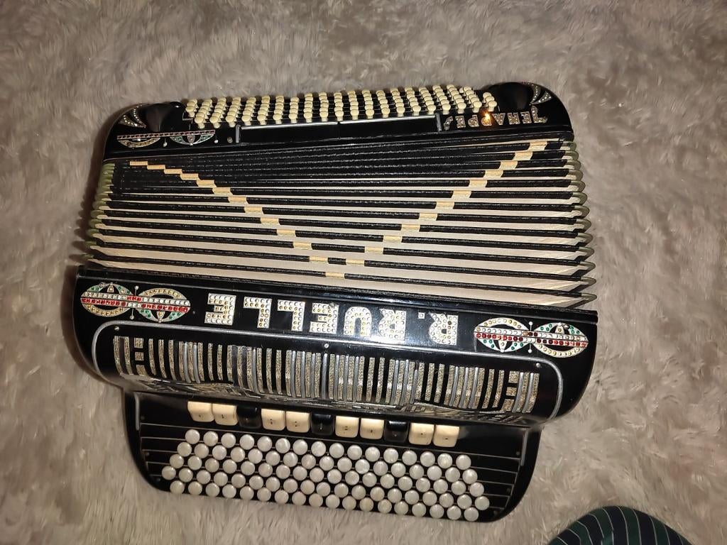 🎹 Accordéon chromatique Dallapé – Do 3–5 rangées–Stradella, Musique & Instruments, Accordéons, Utilisé, Accordéon à boutons, 120 basses