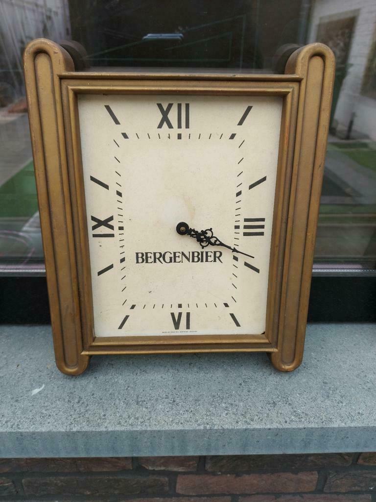 Horloge Bergenbier Zeeberg Aalst, Ophalen, Gebruikt, Reclamebord