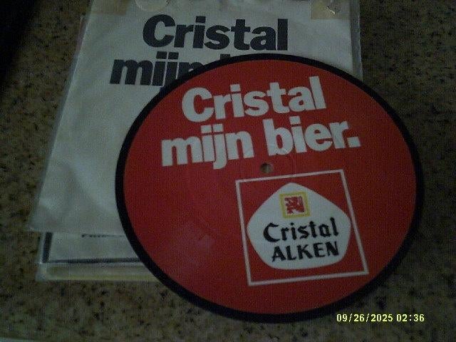 Cristal mijn bier vinyl foto singel zeer goede staat, Ophalen of Verzenden, Zo goed als nieuw, 7 inch, Nederlandstalig