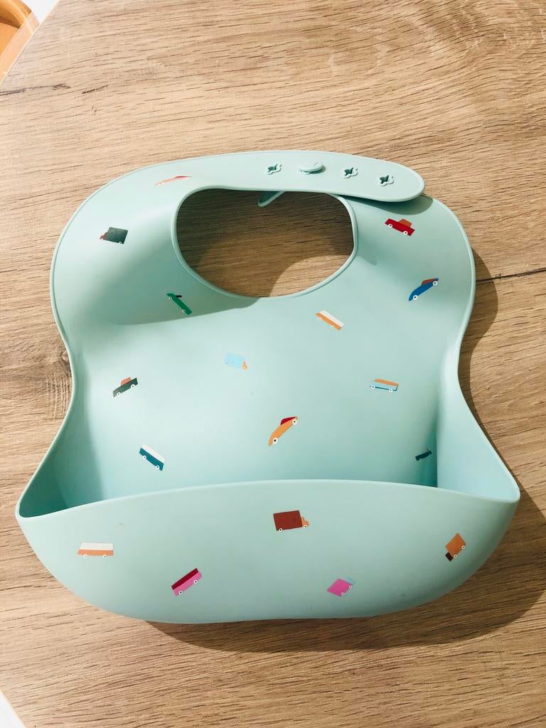 Silicone slabbetje Mushie, Ophalen of Verzenden, Nieuw