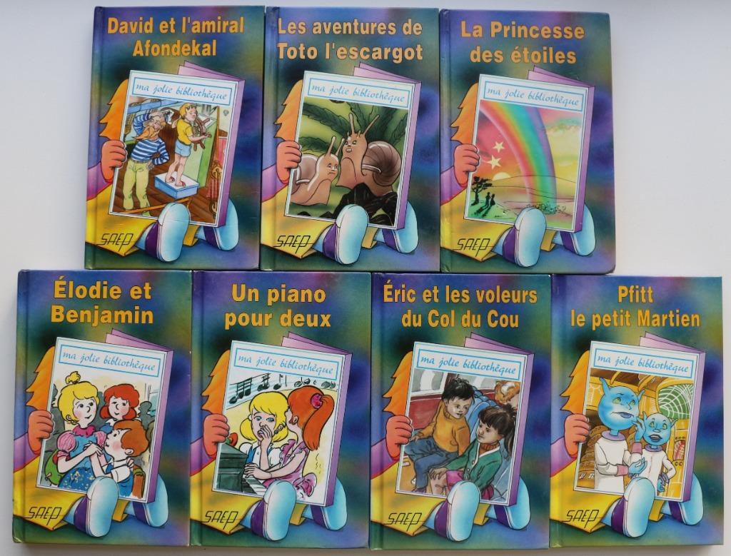 Ma Jolie Bibliothèque : lot de 7 livres (5 à 9 ans), Enlèvement ou Envoi, Utilisé, Fiction général