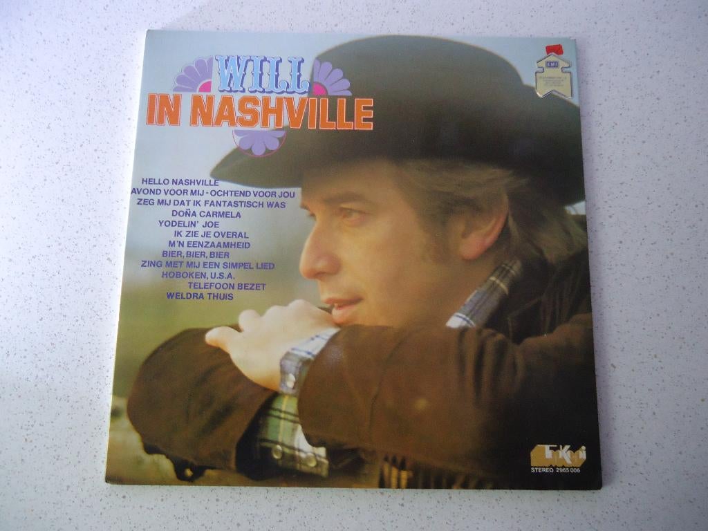 LP van "Will Tura" Will In Nashville anno 1976, Cd's en Dvd's, Ophalen of Verzenden, Zo goed als nieuw, 12 inch, Levenslied of Smartlap