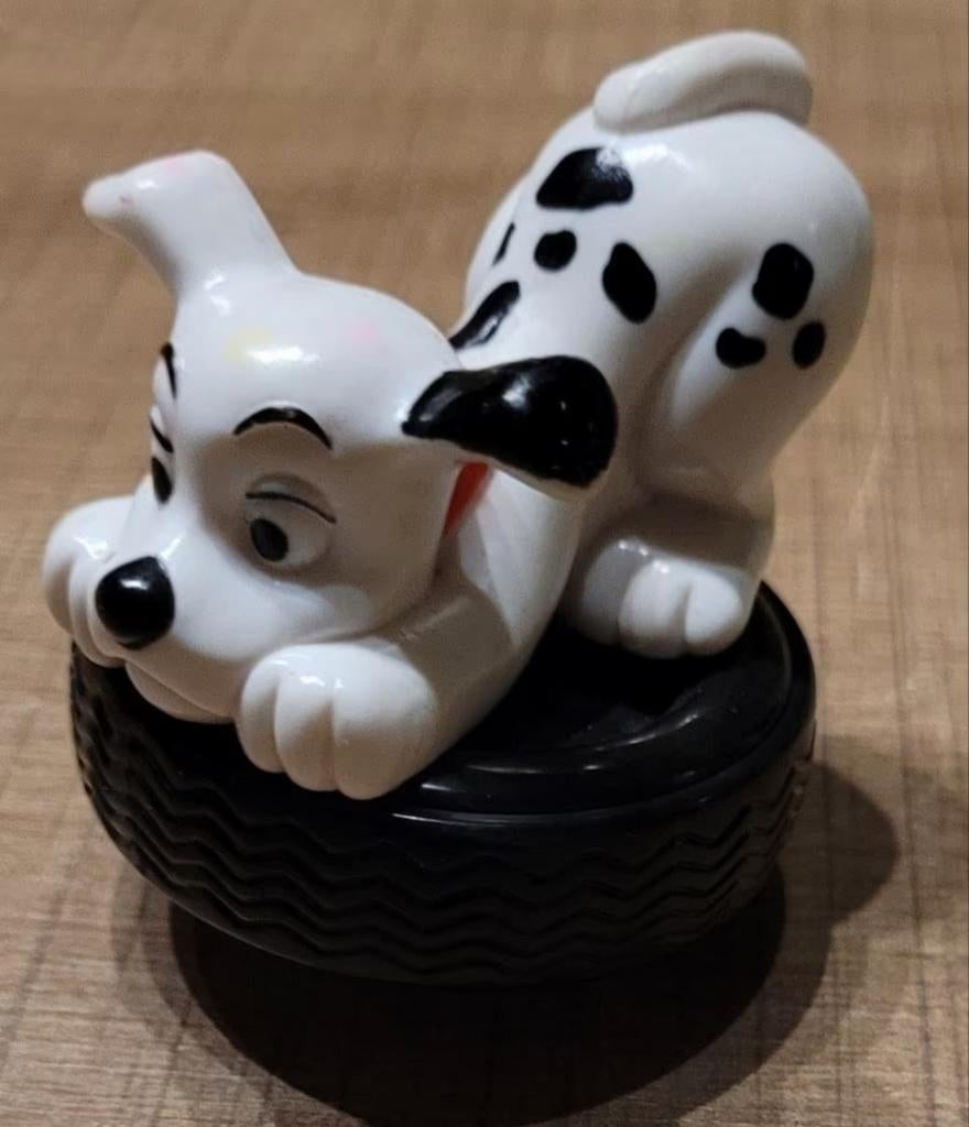 101 Dalmatiërs: figuurtje - tol, Verzamelen, Ophalen of Verzenden, Overige figuren, Gebruikt, Beeldje of Figuurtje