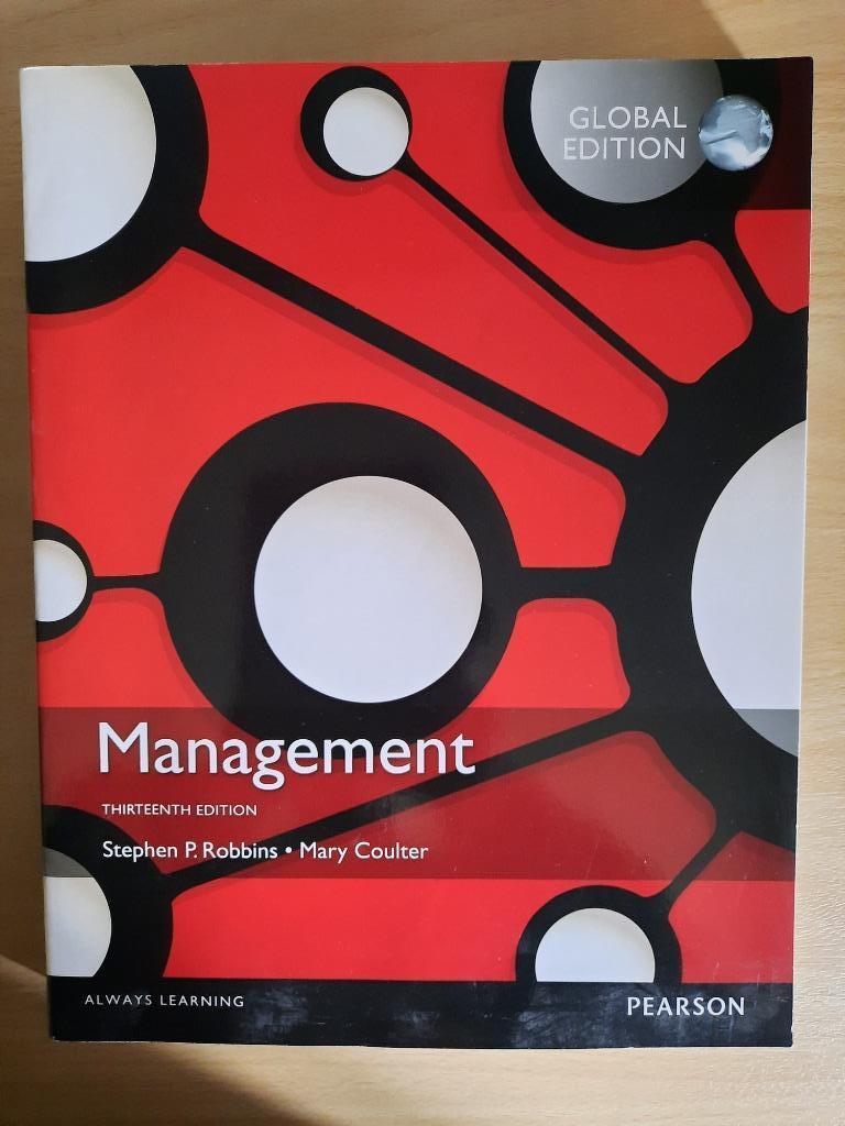 studiebiek : Management global edition, Enlèvement, Comme neuf, Enseignement supérieur