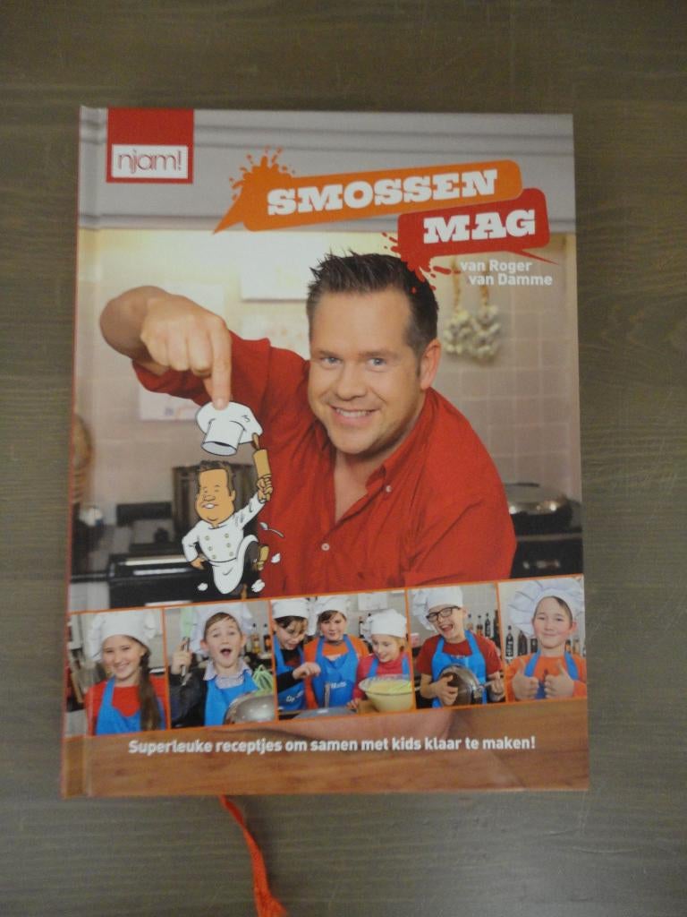 Boek Njam Smossen mag -  R. van Damme, Boeken, Ophalen of Verzenden, Zo goed als nieuw, Roger Van Damme, Taart, Gebak en Desserts