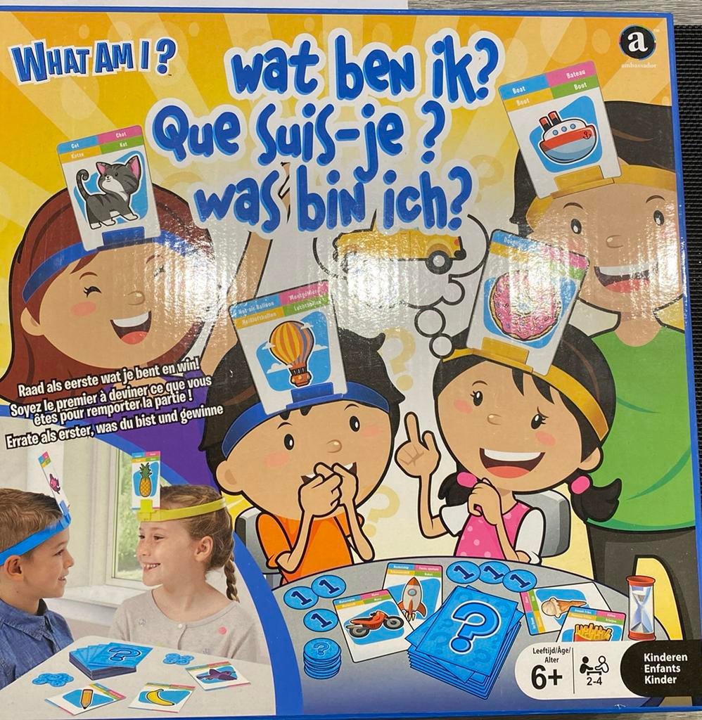 Gezelschapsspel ‘Rara wat ben ik’, Hobby en Vrije tijd, Ophalen, Zo goed als nieuw