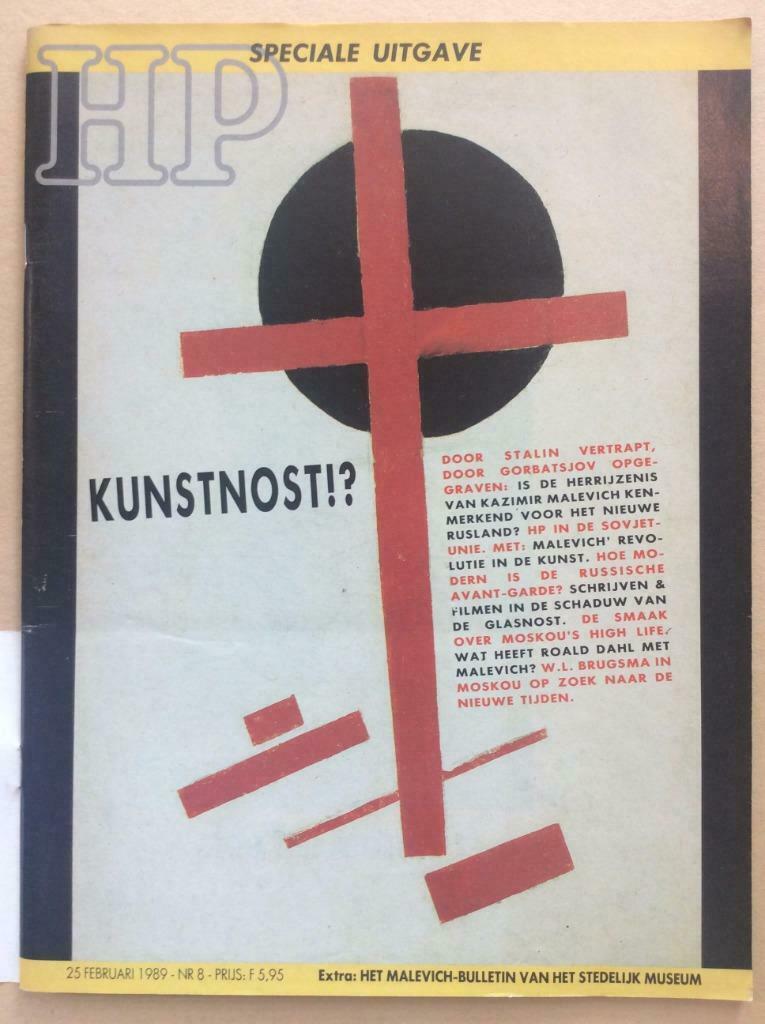 Haagse Post (N 8, 1989) Rusland, Malevich, Boeken, Tijdschriften en Kranten, Ophalen of Verzenden