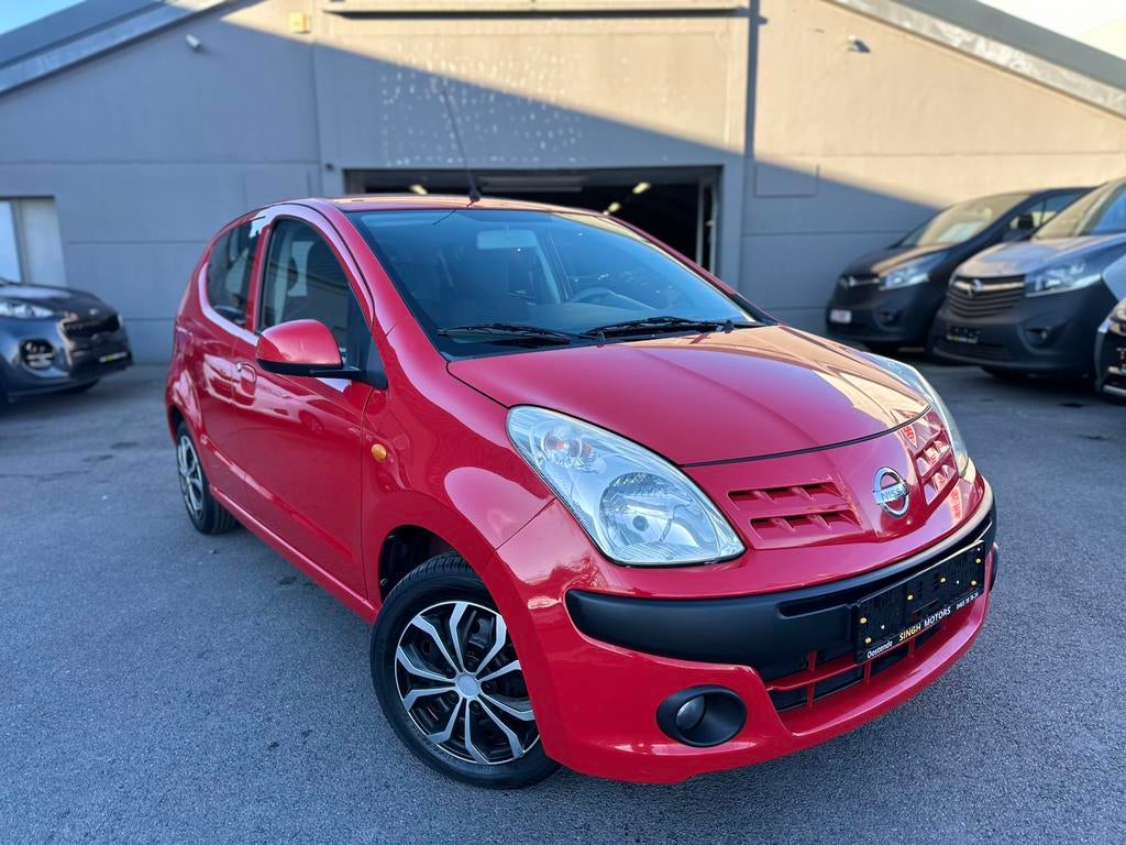 Nissan Pixo 1.0i | Airco | Keuring+Carpass | GARANTIE |, Autos, Rouge, Euro 5, Achat, 50 kW