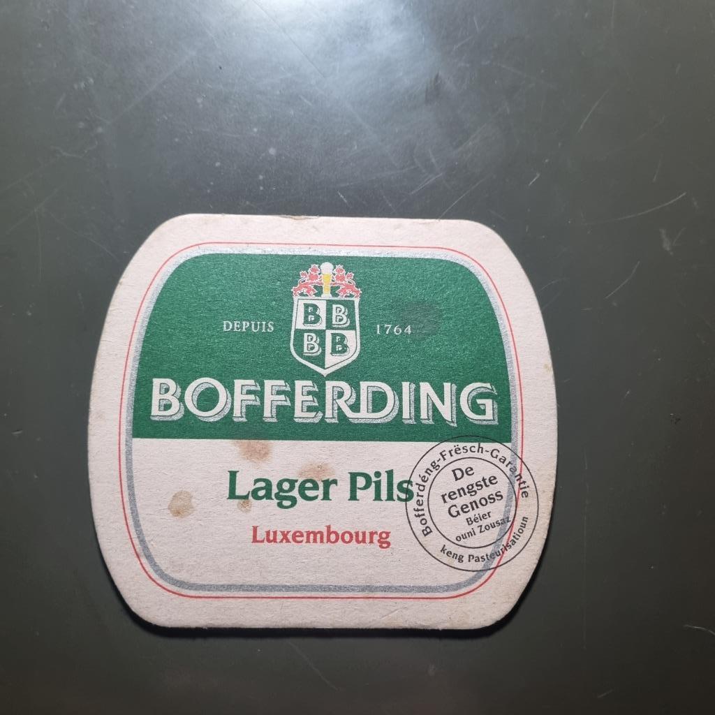 Sous Bock Bofferding (modèle 3), Verzamelen, Biermerken, Ophalen of Verzenden, Gebruikt, Viltje(s), Overige merken
