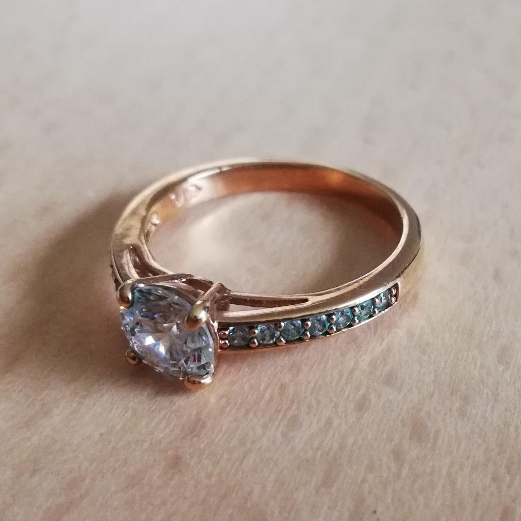 Swarovski ring, Bijoux, Sacs & Beauté, Enlèvement ou Envoi, Or, Avec cristal, Utilisé