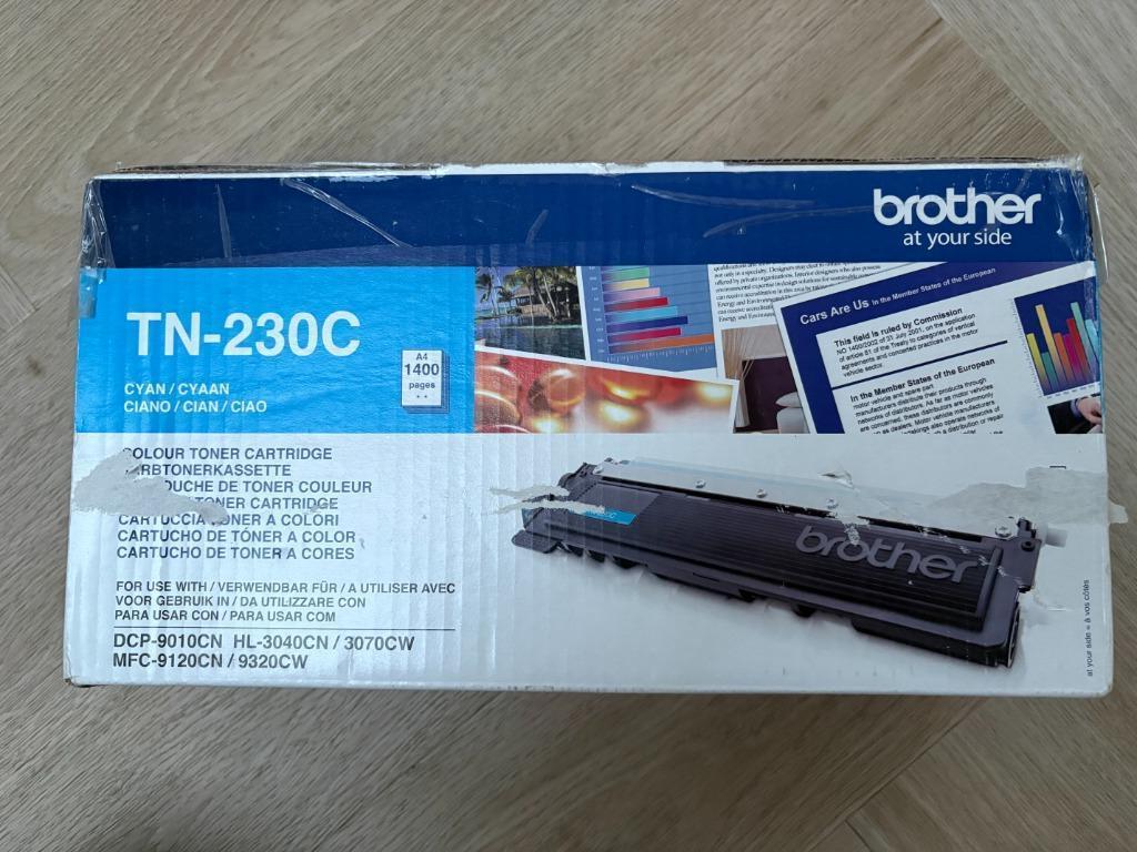 Nieuwe toner Brother TN-230C cyan in vacuum verpakking, Ophalen of Verzenden, Nieuw, Toner, Brother